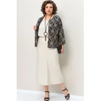 Костюм VOLNA 1344 бежево-черный