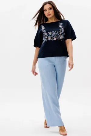 Костюм Ma cherie 3153 темно-синий+небесный