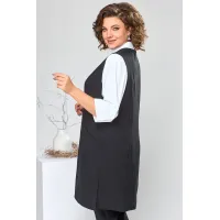 Костюм Romanovich 3-1759 бело-чёрный