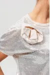 Костюм MisLana 1277 серебро/беж Костюм MisLana 1277 серебро/беж