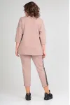 Костюм Michel Chic 1329-1 пудра + чёрный