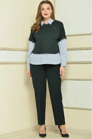 Костюм Lady Style Classic 1303 Зеленые тона