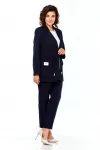 Костюм Ольга Стиль С958 темно-синий/ полоска Костюм Ольга Стиль С958 темно-синий/ полоска