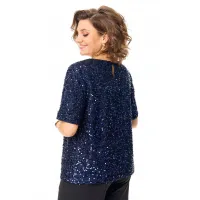 Костюм VI ORO 1225 черный-синий