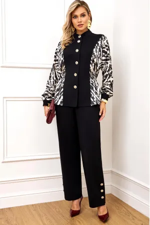 Костюм AGATTI 5832 черно-белый