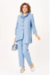 Костюм Vilena fashion 1110 голубой Костюм Vilena fashion 1110 голубой