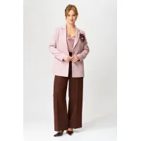 Костюм GIZART 5271/1 пудровый+шоколад