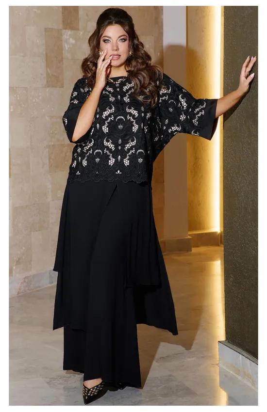 Костюм VITTORIA QUEEN 21853 черный, нюдовый