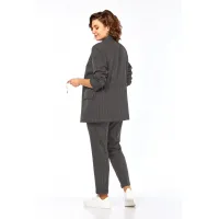 Костюм Ольга Стиль С958 серый