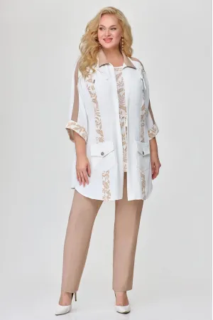 Костюм Svetlana Style мох+молочный