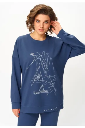 Костюм STEFANY 2061-2т. син т.синий