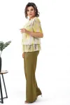 Костюм Alani 2371 оливковый+оттенки желтого