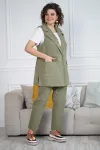 Костюм Alani 2096 хаки+белый
