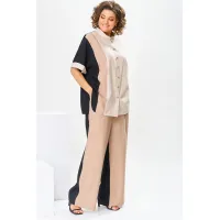 Костюм Romanovich 2-2799 бежевый/чёрный