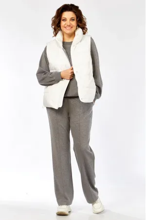 Костюм Диамант 2150 серо-белый