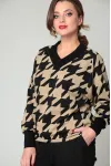 Костюм ALEZA 1056 чёрный с коричневым