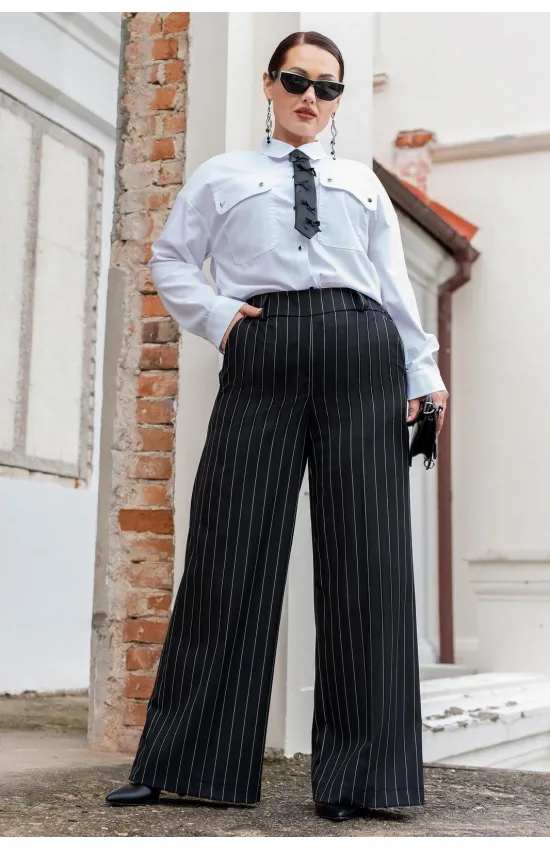 Костюм ADARIN А-53 белый/черный/полоска