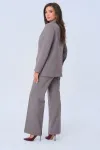 Костюм Vilena fashion 978 серо-розовый