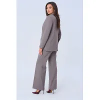 Костюм Vilena fashion 978 серо-розовый