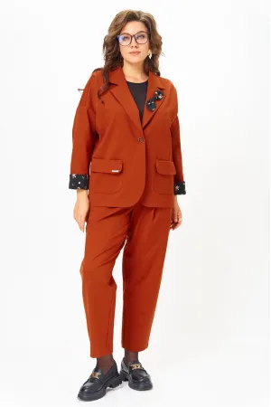 Костюм Michel Chic 1437 терракотовый