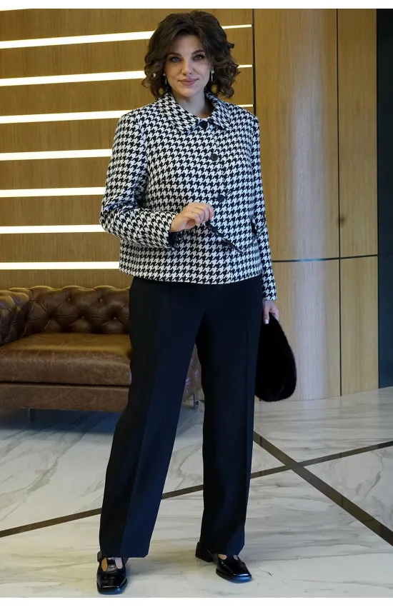 Костюм Alani 2444 черный+гусиная лапка