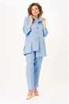Костюм Vilena fashion 1110 голубой Костюм Vilena fashion 1110 голубой