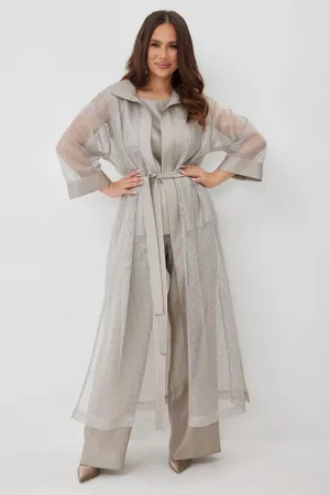 Костюм Магия Моды 2654 бежево-серый