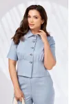 Костюм Vilena fashion 1068 голубой меланж