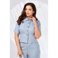 Костюм Vilena fashion 1068 голубой меланж