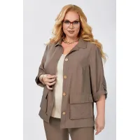 Костюм ALGRANDA 4050-2 Шоколад,бежевый