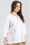Костюм Mirolia 1293+1257 Белый+ Олива