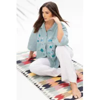 Костюм Ma cherie 3049 мятный+белый