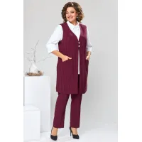 Костюм Romanovich 3-1759 бело-бордовый