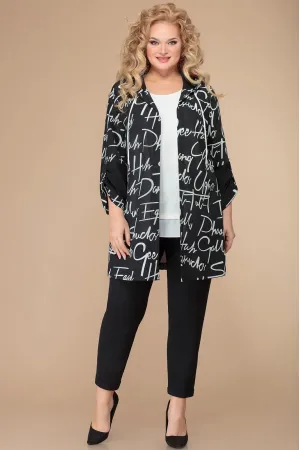 Костюм Svetlana Style 1532 черный+буквы