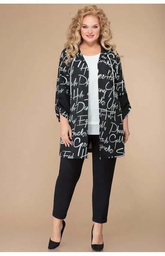 Костюм Svetlana Style 1532 черный+буквы