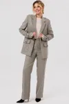 Костюм Faufilure C1576 Серо-бежевый
