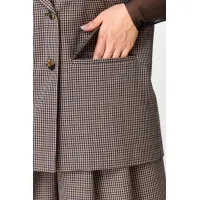 Костюм Кокетка и К 1232 коричневый