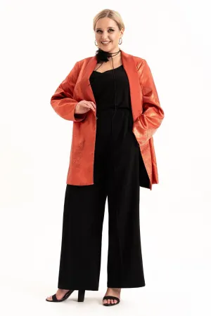 Костюм ALGRANDA 4101-3 Черный,Терракот