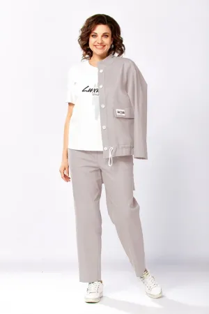 Костюм Милора-стиль 1444 бежевый