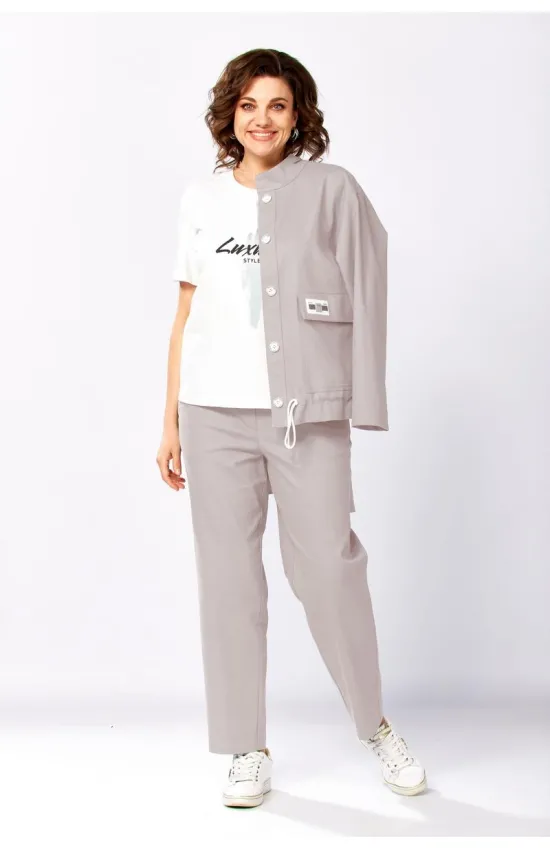 Костюм Милора-стиль 1444 бежевый