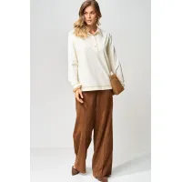 Костюм GIZART 5412 молочный, коричневый