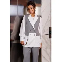 Костюм Beautiful & Free 6374 молочно-серый