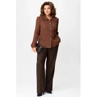 Костюм FITA 3131 Венциана терракот + коричневый