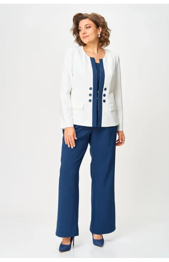 Костюм Anastasia MAK 1123 сине-молочный