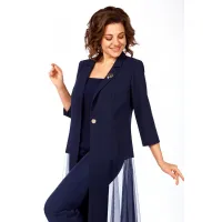 Костюм Милора-стиль 1428 темно-синий