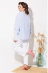 Костюм Anastasia MAK 1352 голубой+полоска Костюм Anastasia MAK 1352 голубой+полоска