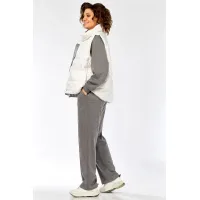 Костюм Диамант 2150 серо-белый