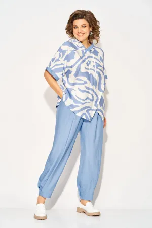 Костюм Лилиана 1438л голубой Костюм Лилиана 1438л голубой