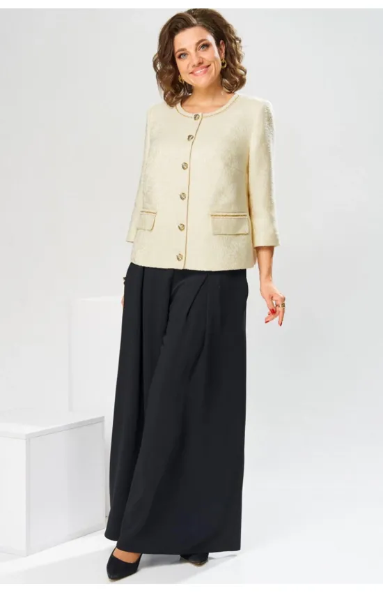 Костюм Romanovich 2-2848 молочный/чёрный Костюм Romanovich 2-2848 молочный/чёрный