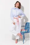 Костюм Anastasia MAK 1352 голубой+полоска Костюм Anastasia MAK 1352 голубой+полоска